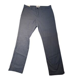 NEW Original Penguin Mens Slim Fit Stretch Chino Pants 34x30 Vintage Indigo